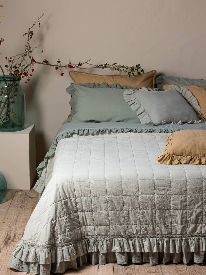 AFRODITE, colcha acolchada, hecha en Italia, 100% algodón para venta al por mayor de OPIFICIO DEI SOGNI by David Home srl