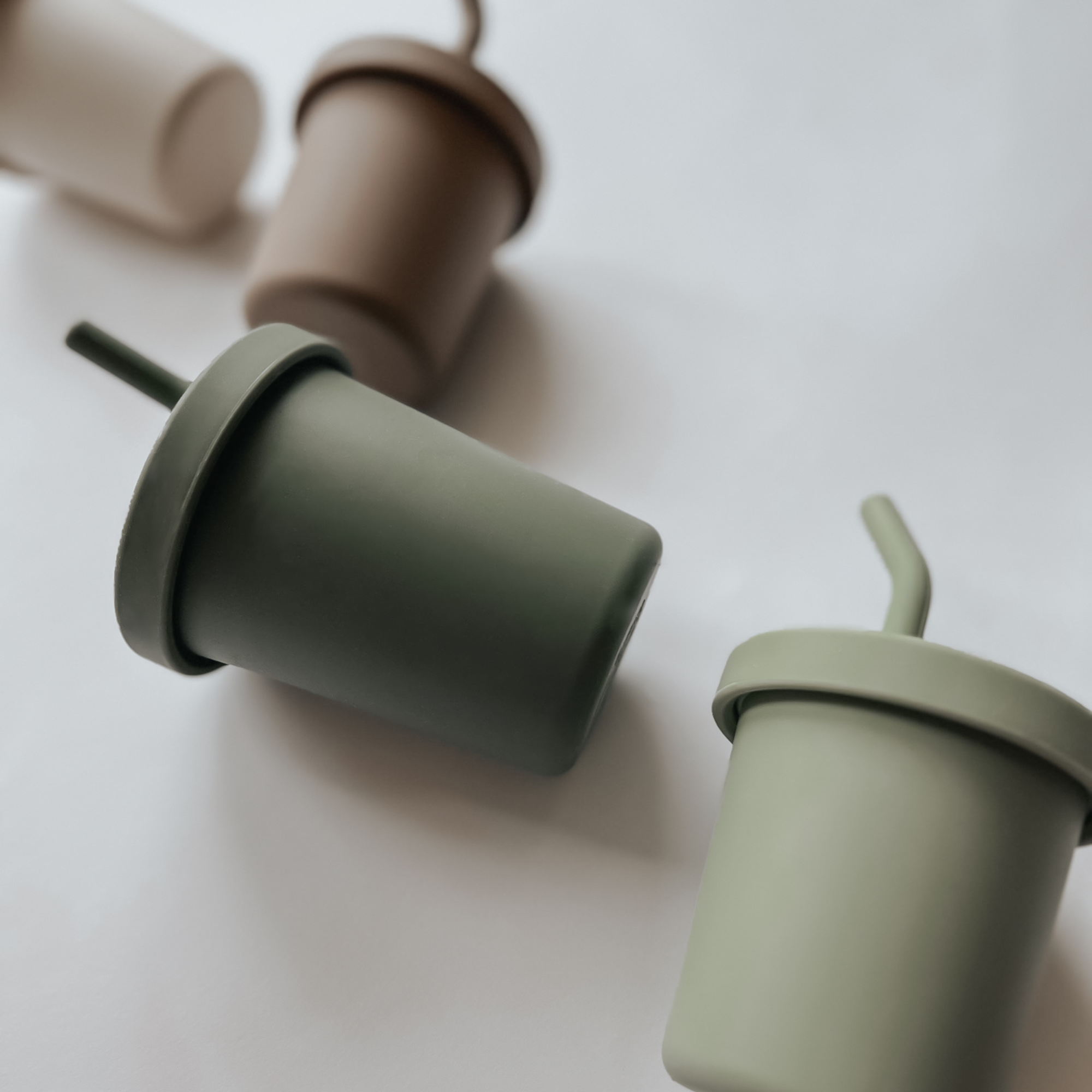 Maighan Distribution - Wholesale Drinking Glass/Cup - Kids & Baby - noüka Straw Cup 6 OZ - Lily Blue4