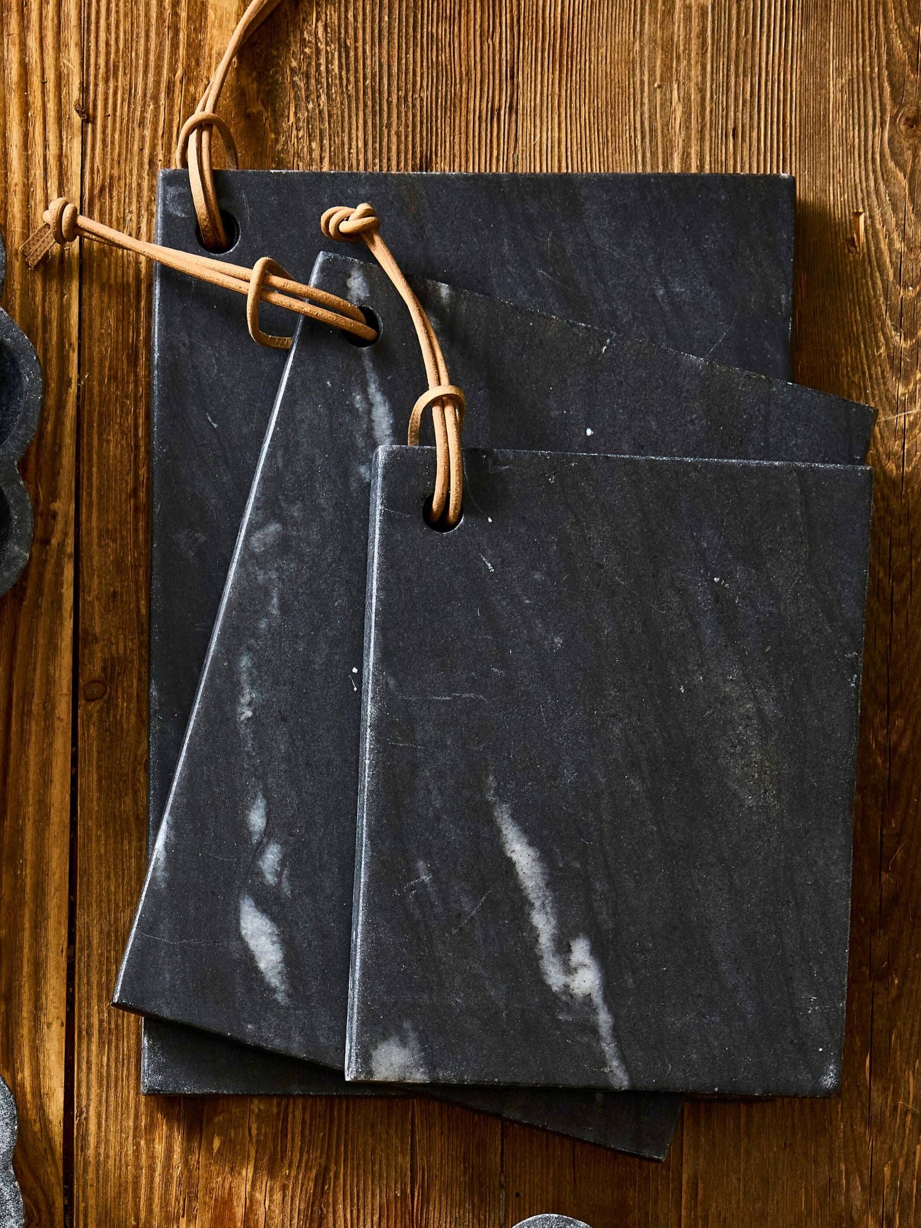 Canvas Home - Wholesale Cutting Board - Catalina Black Marble 3 Piece Chopping Board Set0