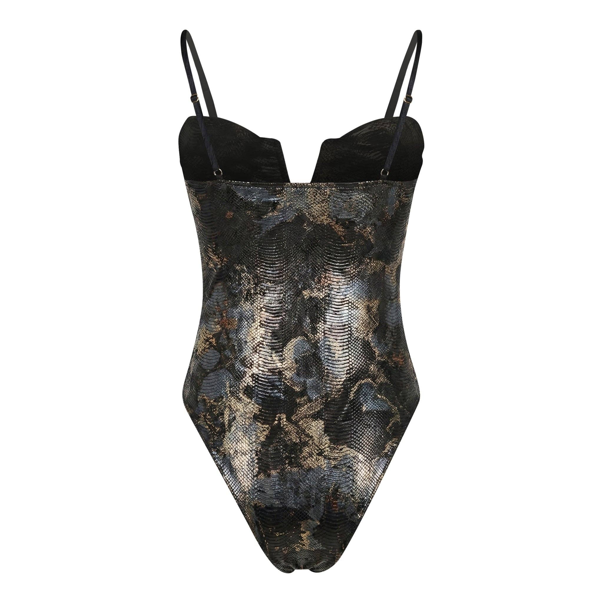 RESORT 444 - Wholesale One Piece Swimsuit - Women's - GOLDEN FANG ONE PIECE SWIMSUIT1