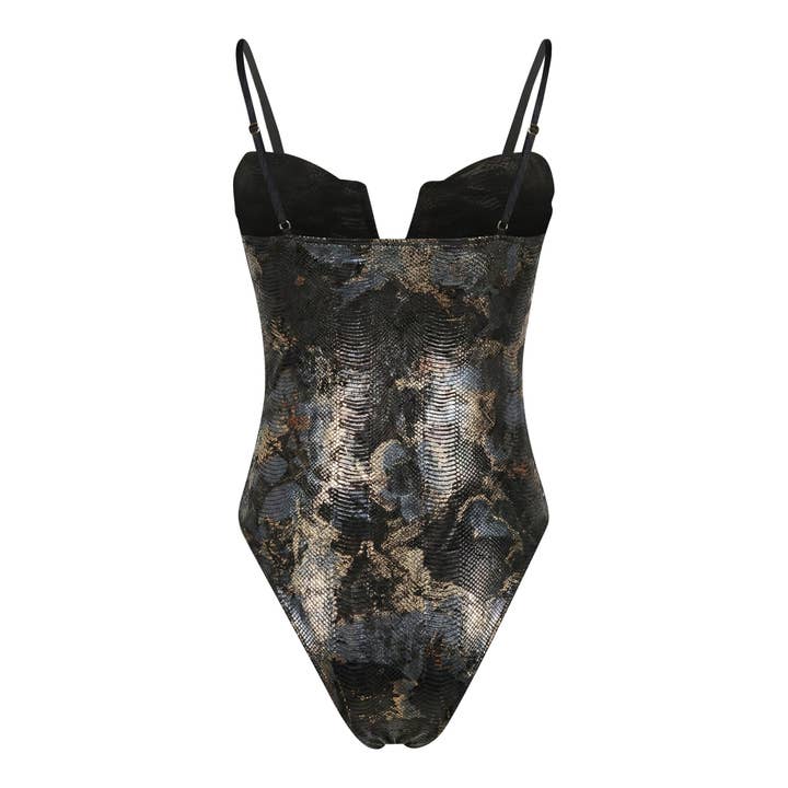 RESORT 444 - Wholesale One Piece Swimsuit - Women's - GOLDEN FANG ONE PIECE SWIMSUIT1