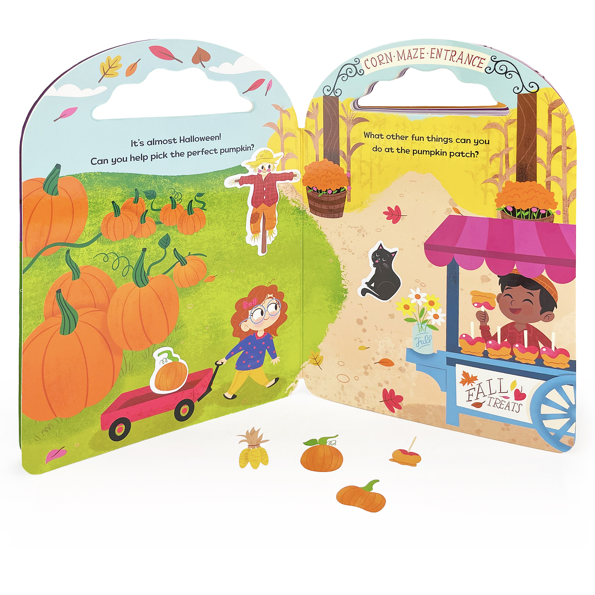 Cottage Door Press - Wholesale Preschool Book (3-5) - Happy Halloween Flip-a-Flap Halloween Board Book with Handle1