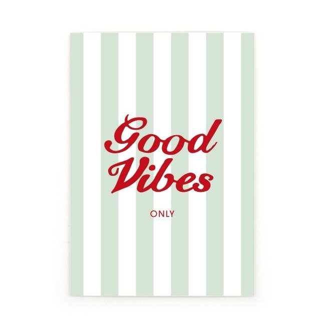 Postcard Good Vibes Free Zone for wholesale by Quartier Libre Papier