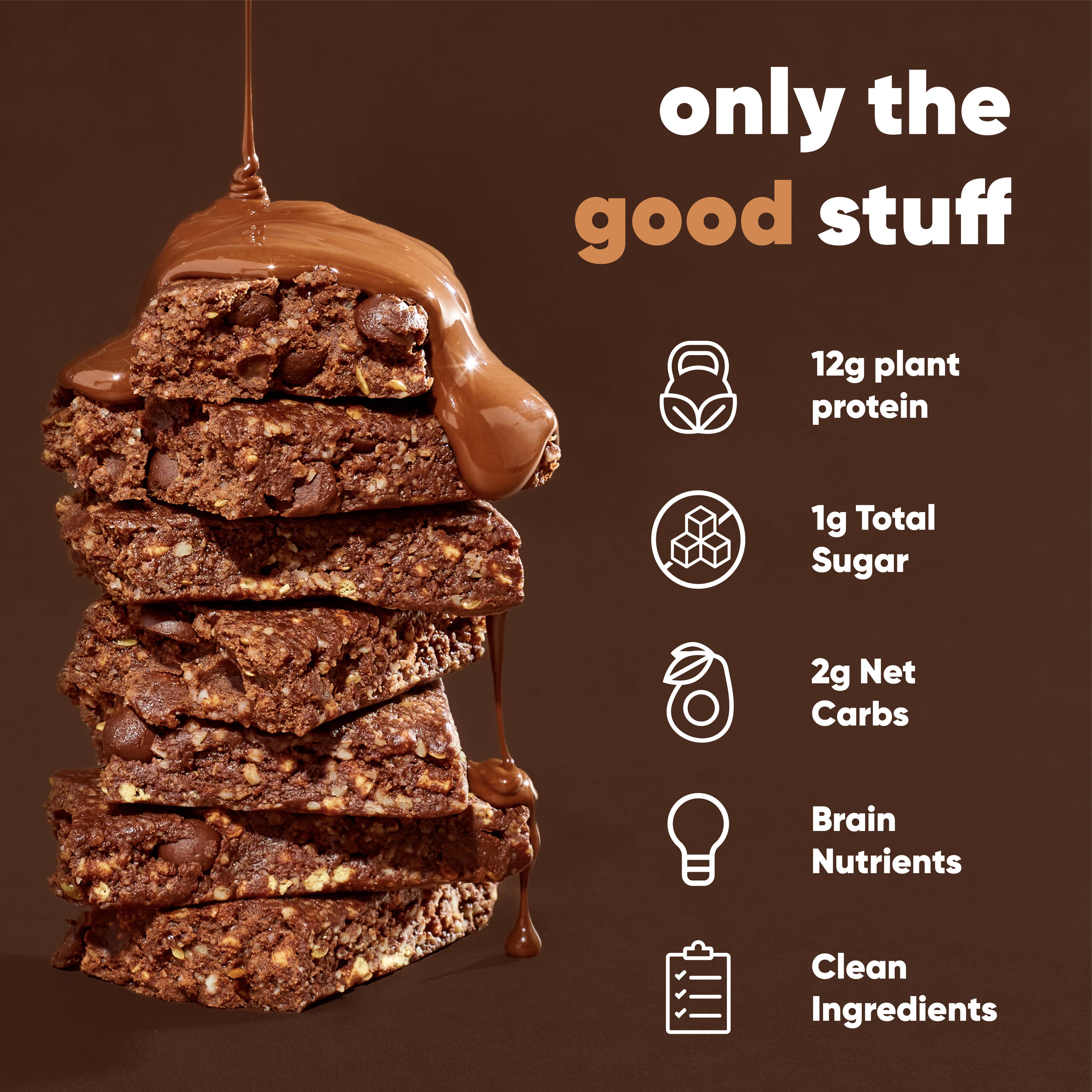 IQBAR - Vendita all'ingrosso Barrette - IQBAR Chocolate Sea Salt | Barrette proteiche Keto per cervello e corpo2