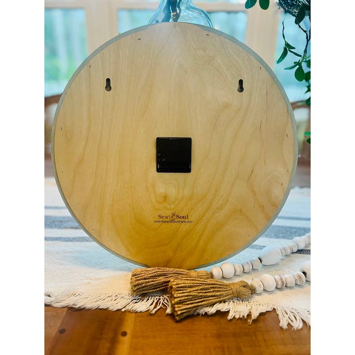 Sea & Soul Nautical Chart Art - Vendita all'ingrosso Orologi da parete - Orologio da Parete in Legno 3D Nautico della Contea di Door - 4 Dimensioni3