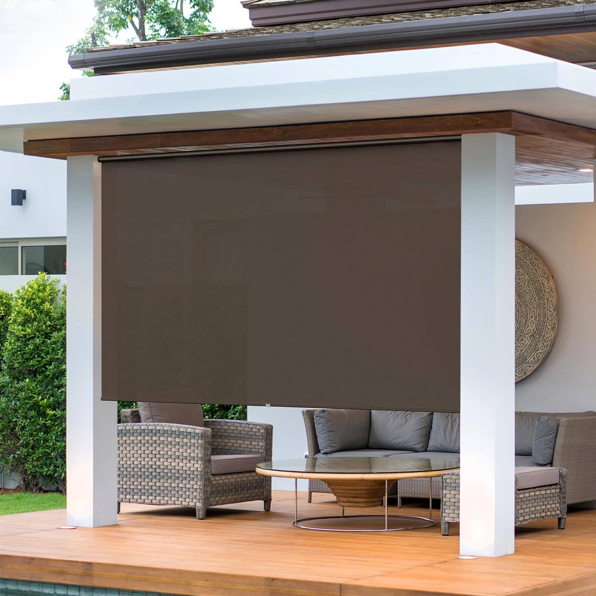 Heynemo - Wholesale Curtain - Outdoor Roller Shades for Patio with New Operation Mode8