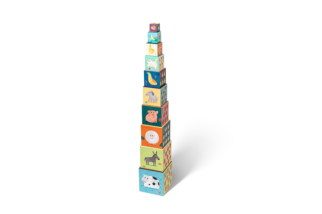 Edicare Editora, Lda. - Wholesale Stacking Game - 10 STACKING CUBES2