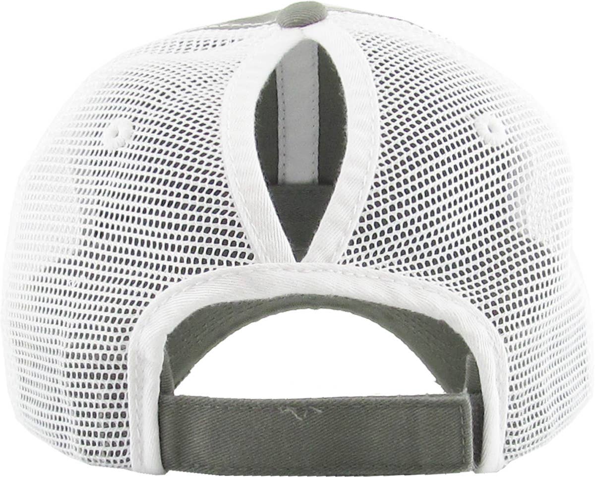 KBETHOS – Boné de beisebol - Mulher por atacado – Boné ajustável de malha com abertura para rabo de cavalo81