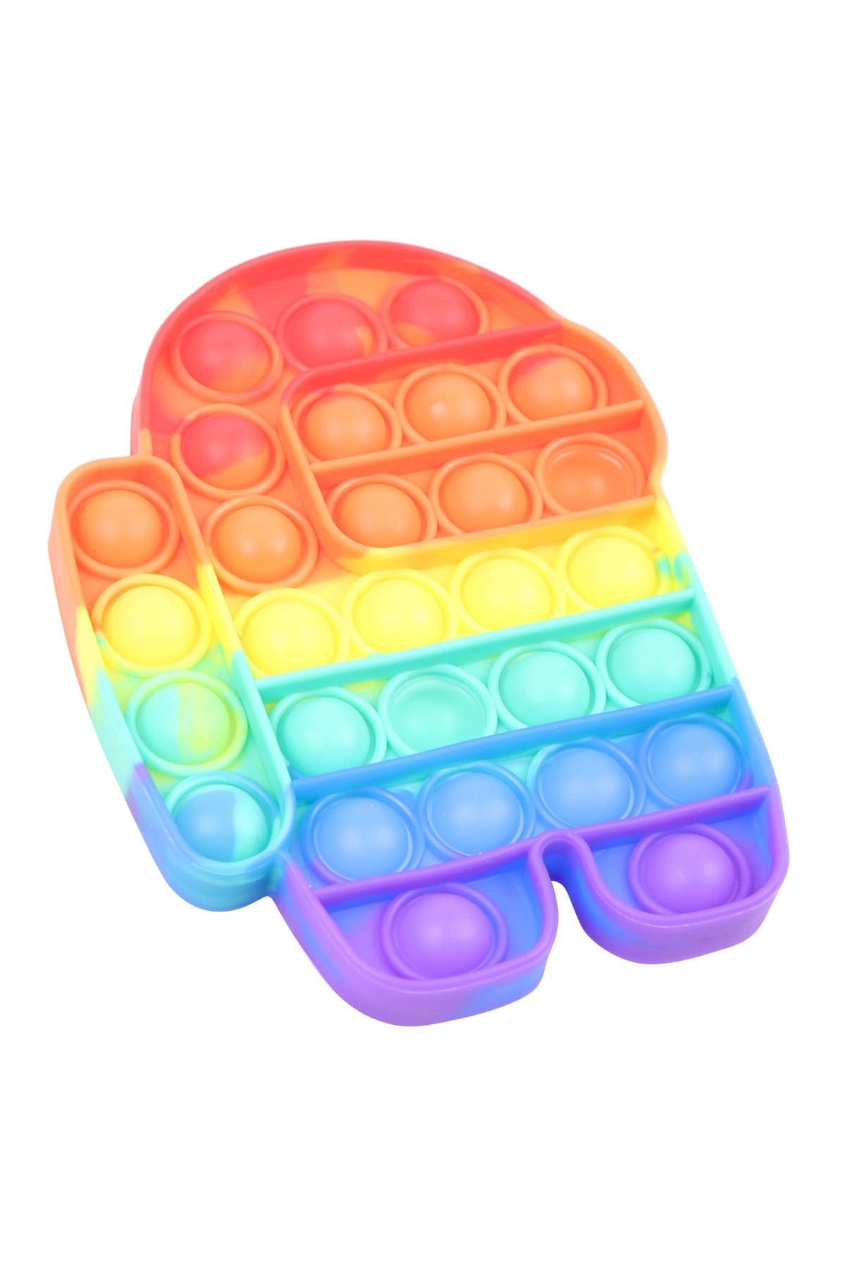 Rainbow Among Us Bubble Push Pop Sensory Fidget Toy for wholesale on Faire1