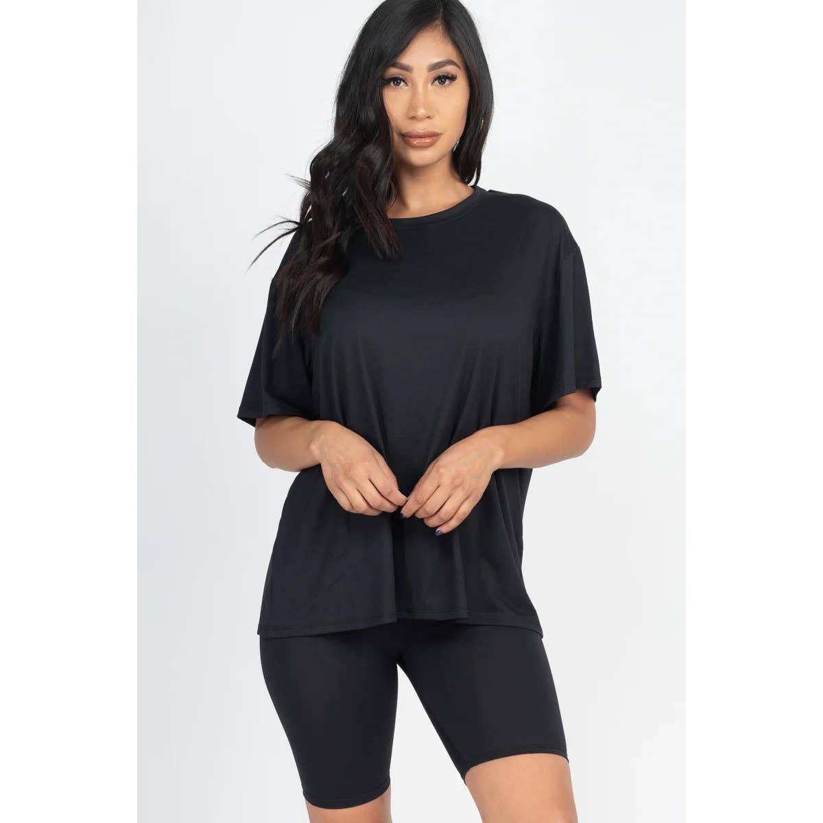 HiteJeans – wholesale Top & short set (NOT loungewear) – Women’s – TWO PIECE TOP BIKER SHORTS SET6