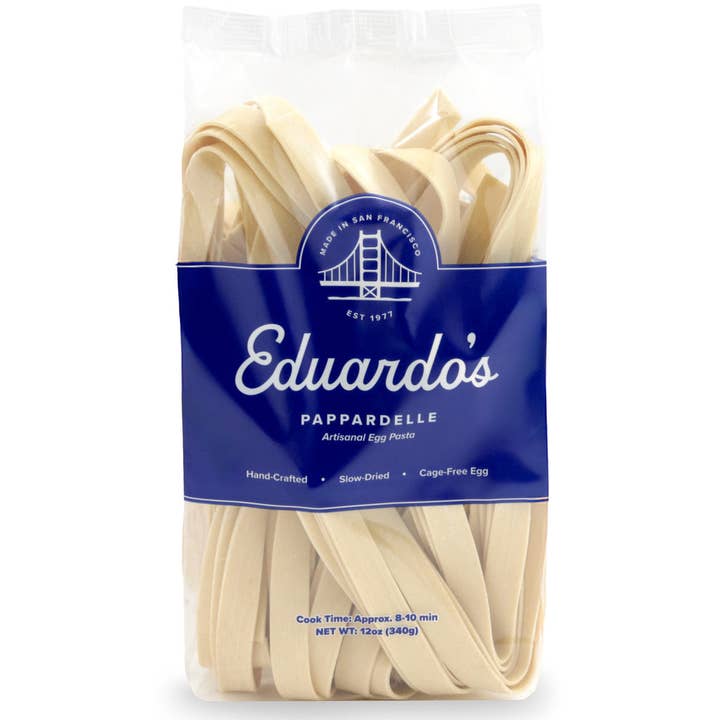 Eduardo's Pasta - Wholesale Pasta - Pappardelle - Artisanal Egg Pasta (12oz)0