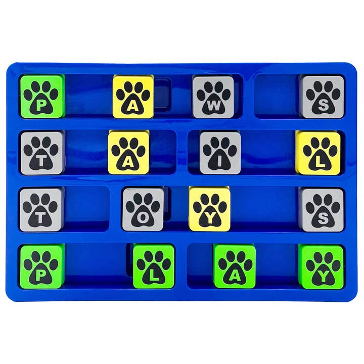 Multipet Pup Word Interactive Treat Puzzle Dog Toy for wholesale by Pet Palette Distribution