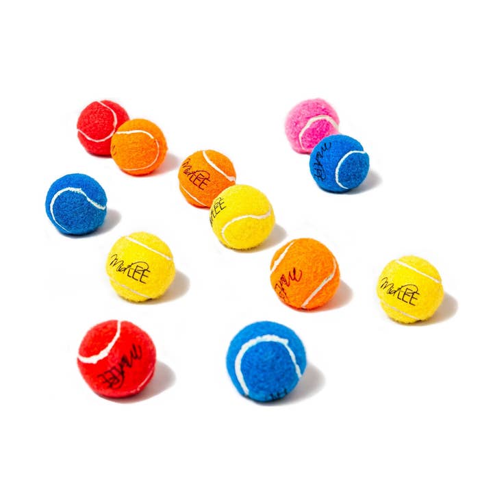 Midlee Mini Dog Tennis Balls Bulk 25-Pack (Assorted Colors) for wholesale by Midlee Designs