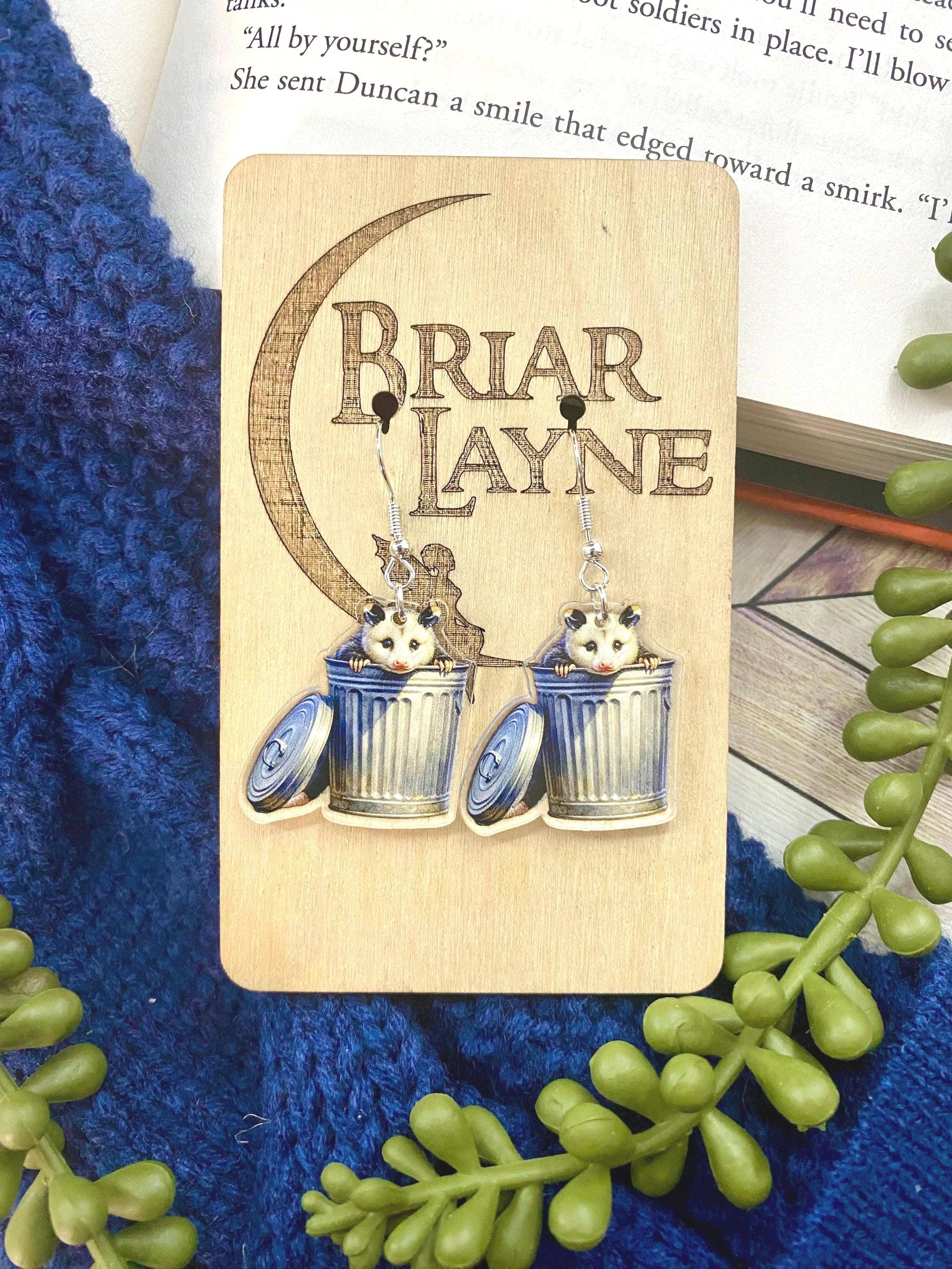 Briar layne - Wholesale Dangle Earrings - Opossum Trash Panda Possum Earrings Jewelry 0