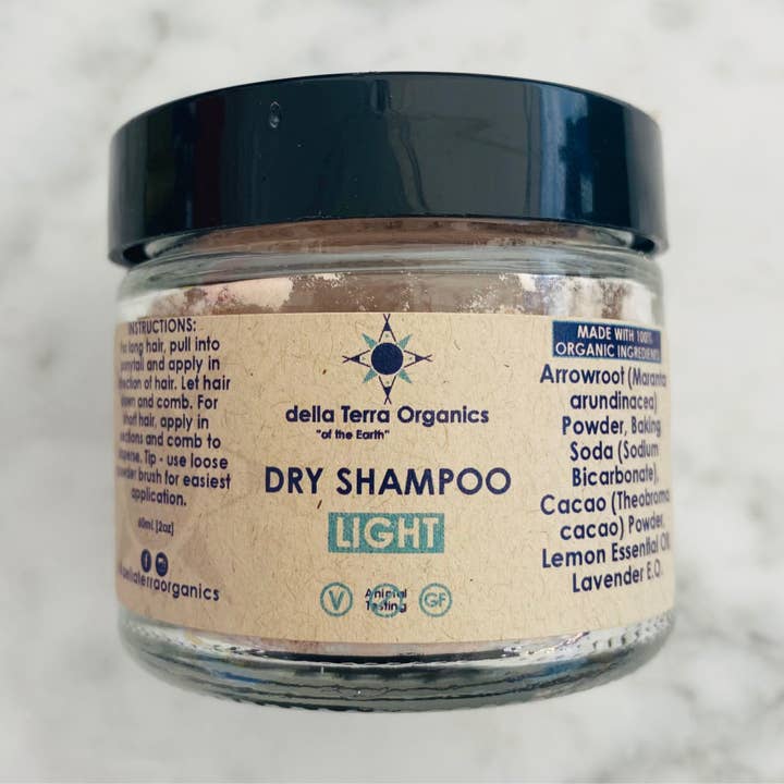 Trockenshampoo: Platinblond - Weißes Haar für den Großhandel von della Terra Organics