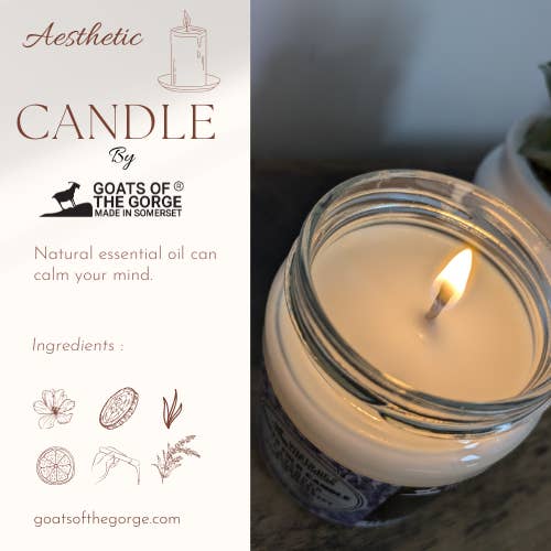 Bougies de luxe pour la vente par Goats Of the Gorge Skin Cosmetics