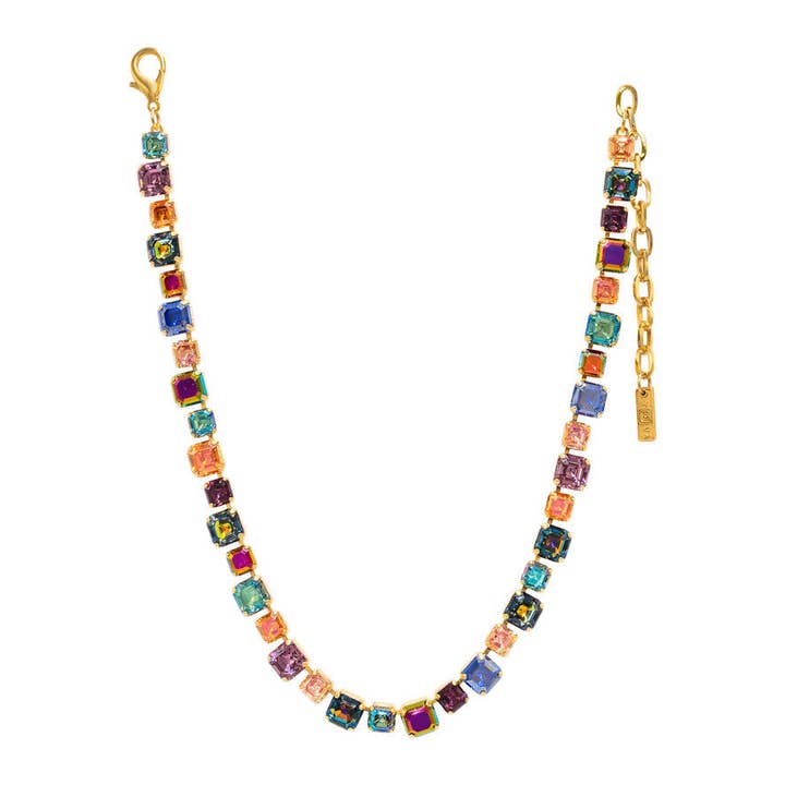 Jadia-halsketting in antiek goud voor wholesale door TOVA