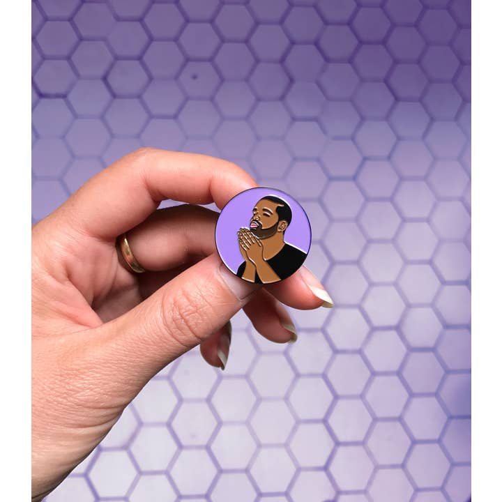 Doo Stuff - Wholesale Lapel Pin/Button - Bless Up • Drake Lapel Pin