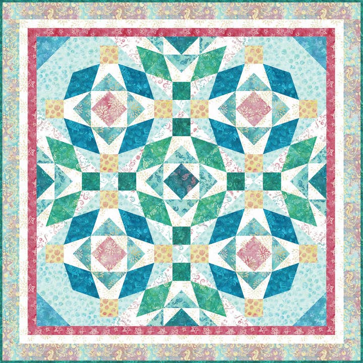 The Whimsical Workshop - Wholesale Craft Sewing Kit - Sparkling Water - Pattern | Fabric Kit