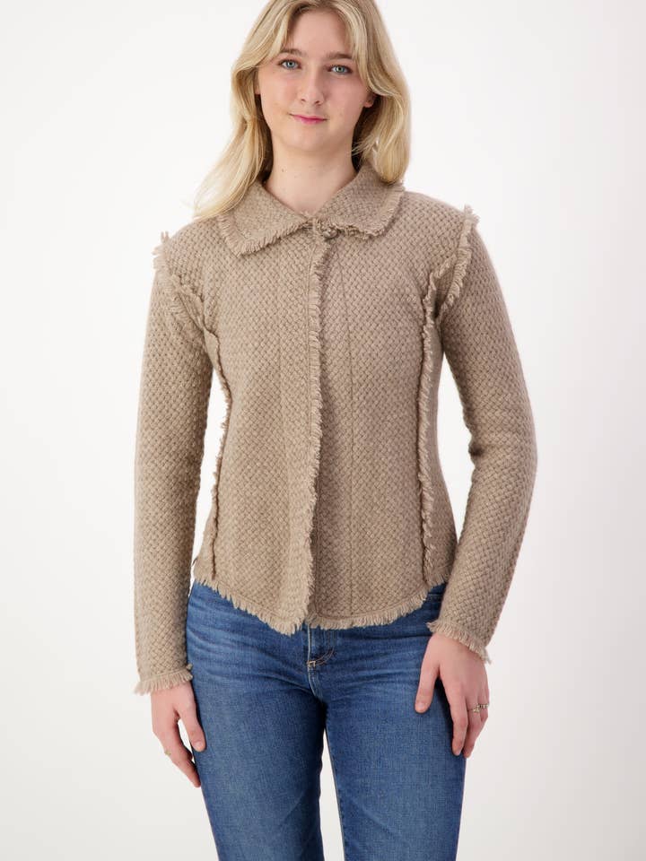 Veste COCO Classique - Marine pour la vente par Nuan Cashmere