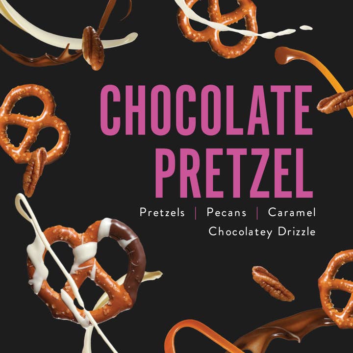 Funky Chunky - Wholesale Pretzels - Chocolate Pretzel | Chocolate Pretzels | 5-ounce Bags