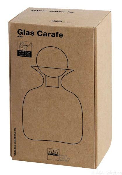 ASA Selection - Wholesale Carafe - SARABI Blown Glass Carafes Square w/Gift Pack*2-3MO LeadTime7