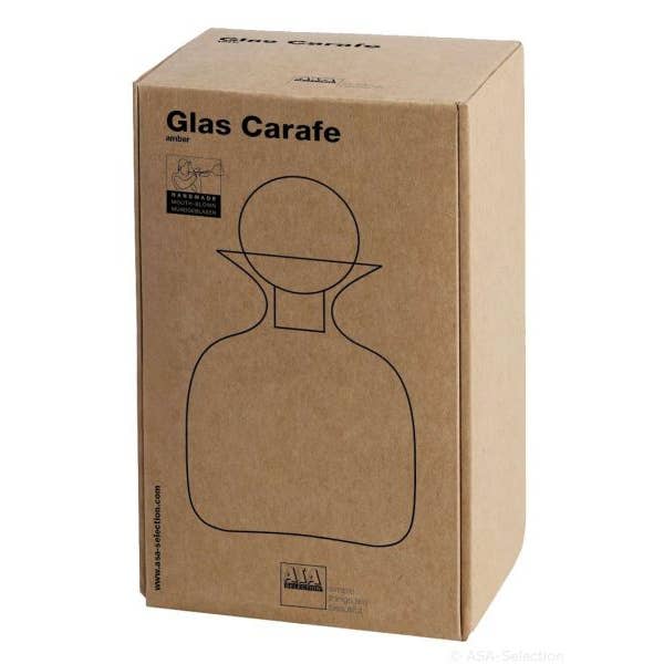 ASA Selection - Wholesale Carafe - SARABI Blown Glass Carafes Square w/Gift Pack*2-3MO LeadTime7