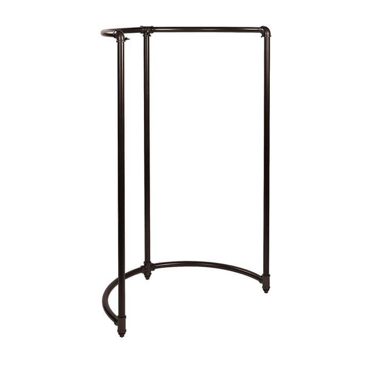 Store Supply Warehouse - Wholesale Retailer Display - Accessories - Boutique Pipe Half Round Clothing Rack | Dark Grey