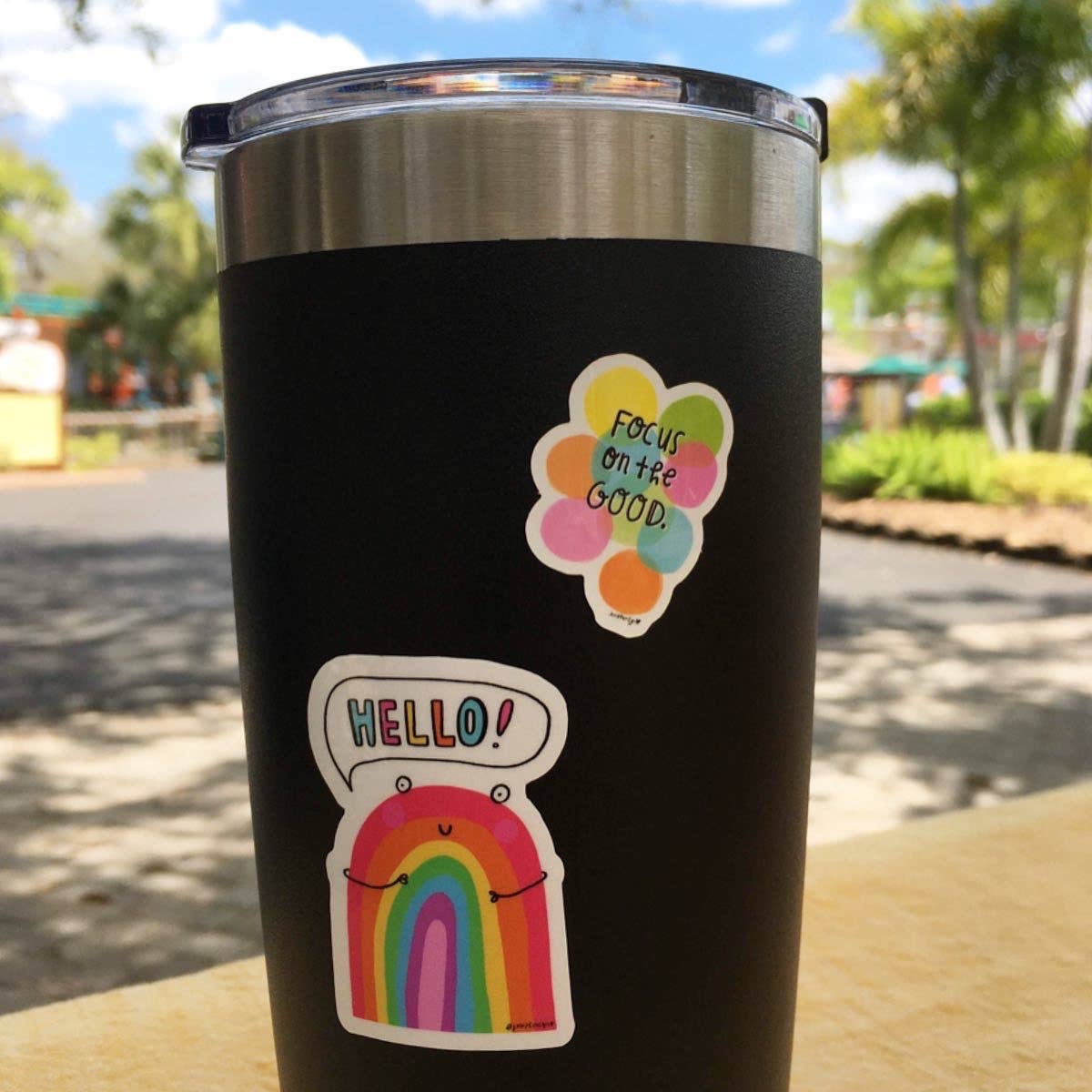 Jenipher Lyn / Nightly Doodles - Wholesale Sticker - Be Kind, Rainbow Vinyl Stickers.2