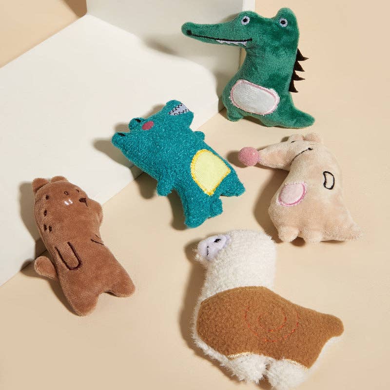 Cheerhunting – Conjunto de brinquedos - Gato por atacado – Conjunto de 5 brinquedos macios e fofos para gatos Moo2