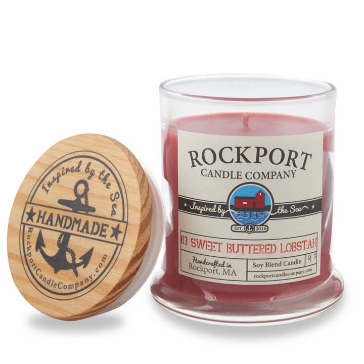 03 Sweet Buttered Lobstah Candle for wholesale by Rockport Candle Company