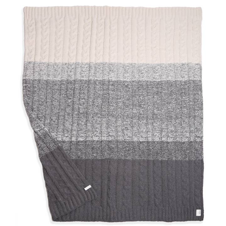 Fashion City - Wholesale Throw blanket - Color Gradient Knit Reversible Throw Blanket 12