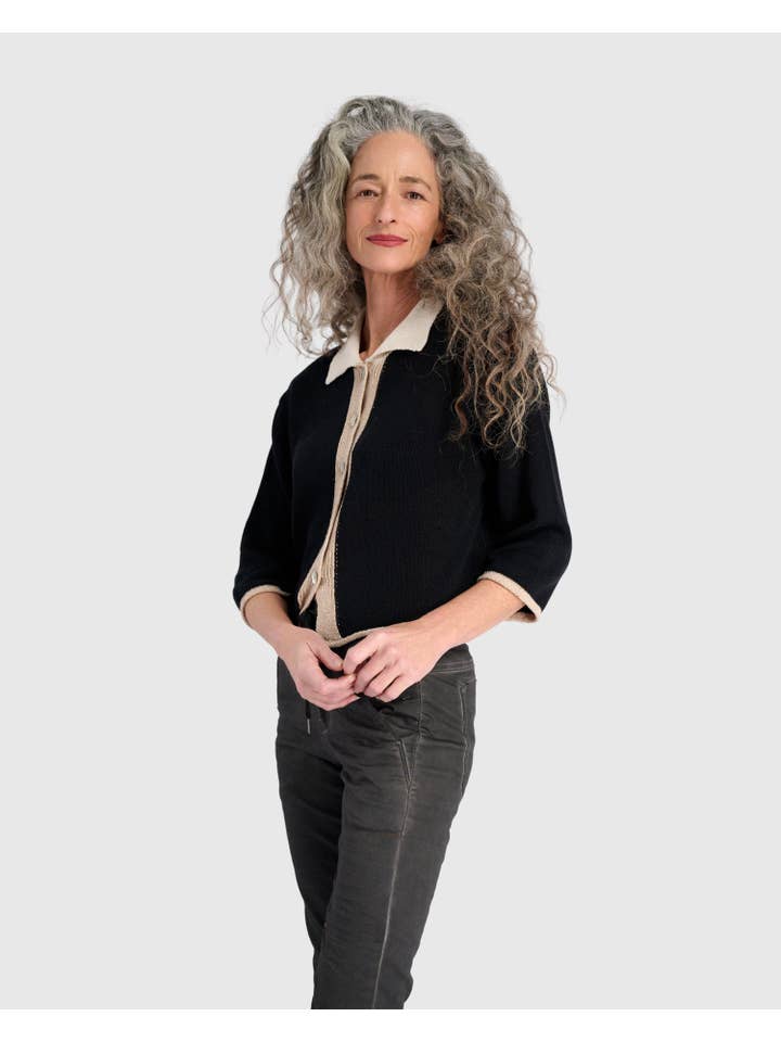 MIX Coco Cardigan, Black for wholesale on Faire6