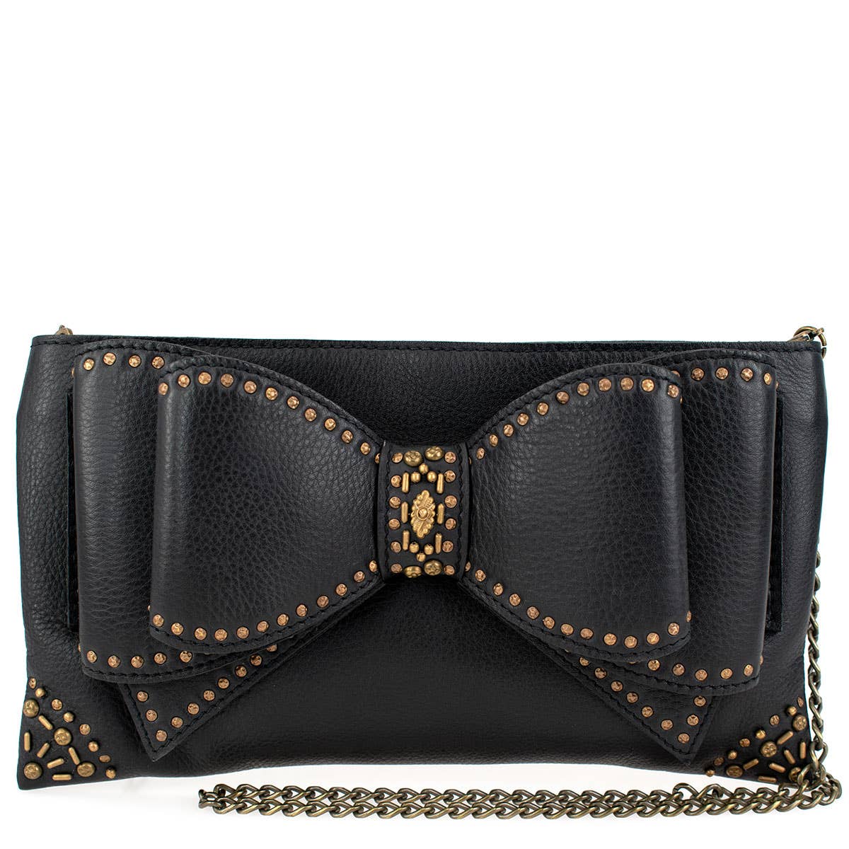 Bitch Evening Bag deals Clutch Purse Black Bow