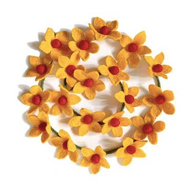 Hamro Village - Wholesale Bunting/Garland - Felt Flower Garland1