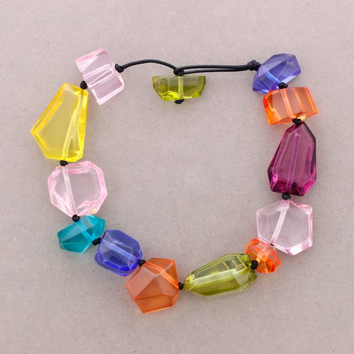 Collier Ras du Cou Perles Irrégulières Résine pour la vente par Sonata