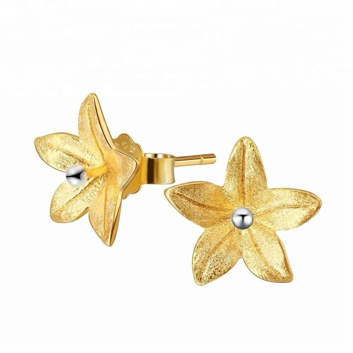 Golden Lily Stud para venta al por mayor de Anet’s Collection