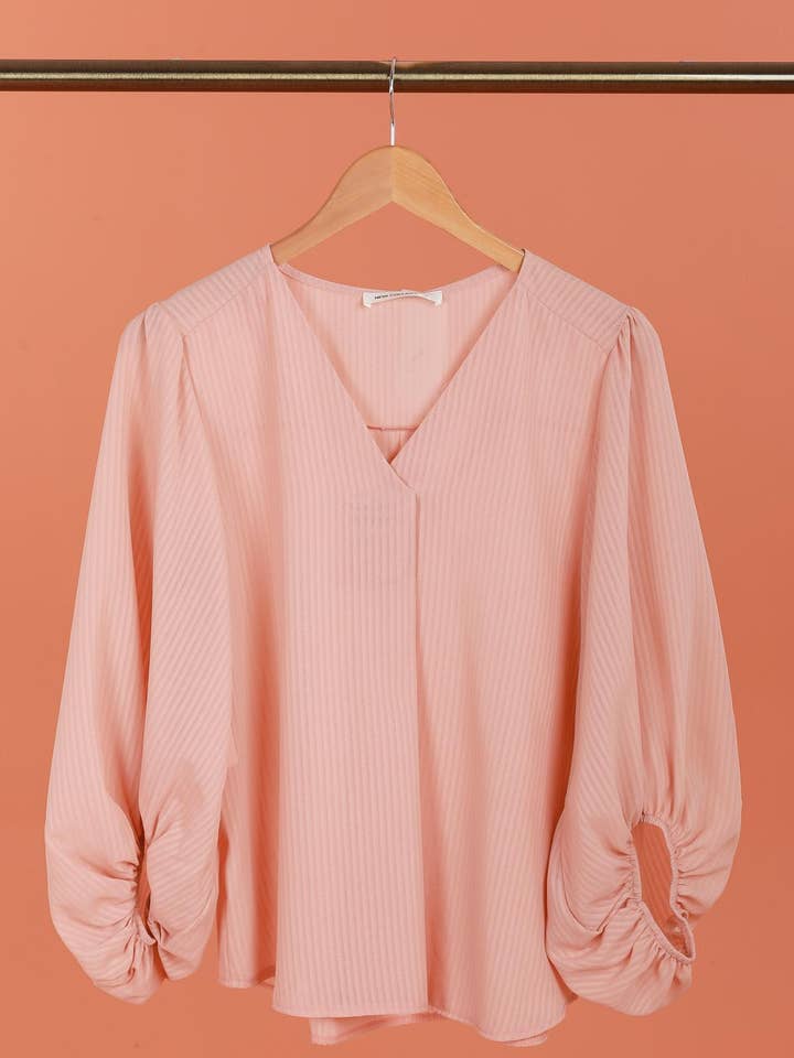 13390 Plain women's blouse for wholesale by LORIANE