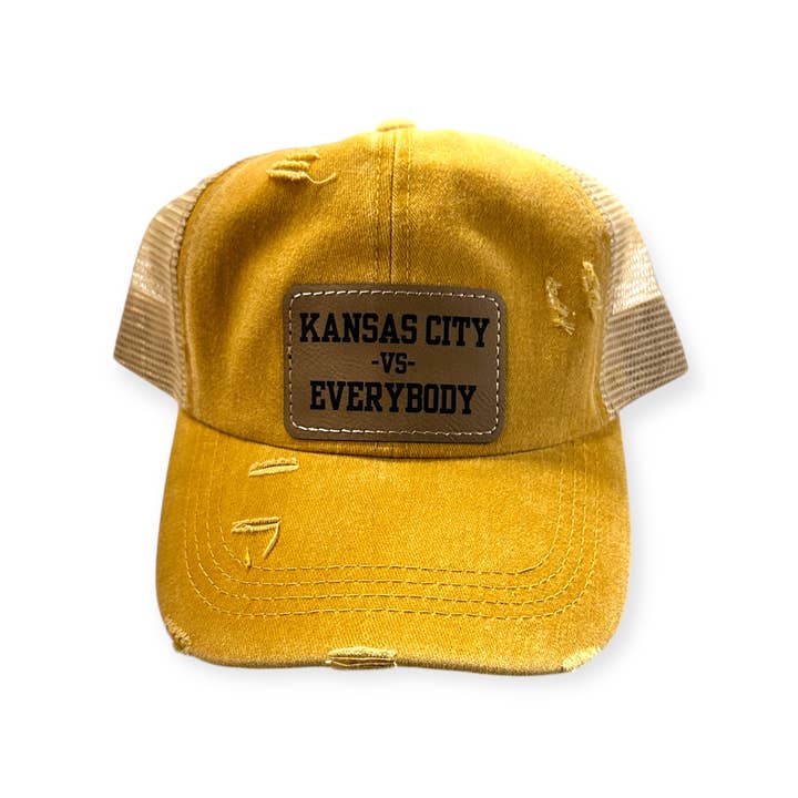 Designed To Flaunt - Wholesale Ponytail Cap - Women's - Kansas City VS Everybody Women's Criss Cross Hat