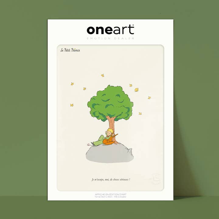 Póster El Principito Zorro bajo el árbol - LPP0019 para venta al por mayor de Oneart