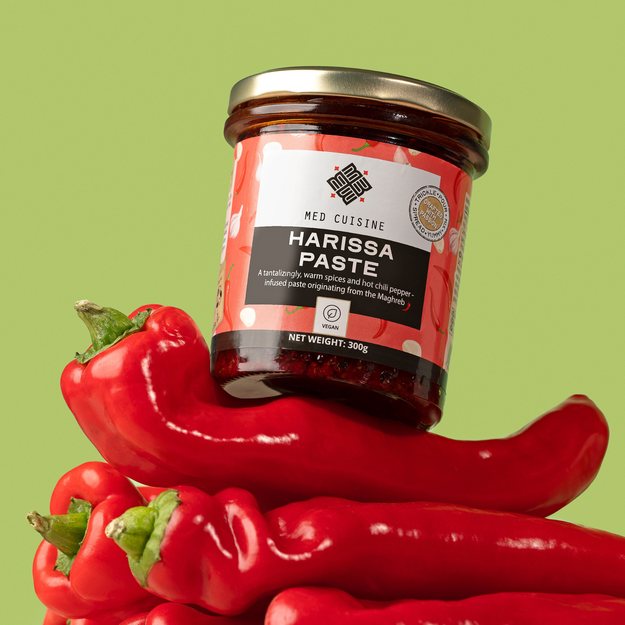 Med Cuisine – wholesale Sauce – Harissa Paste - 300GR2