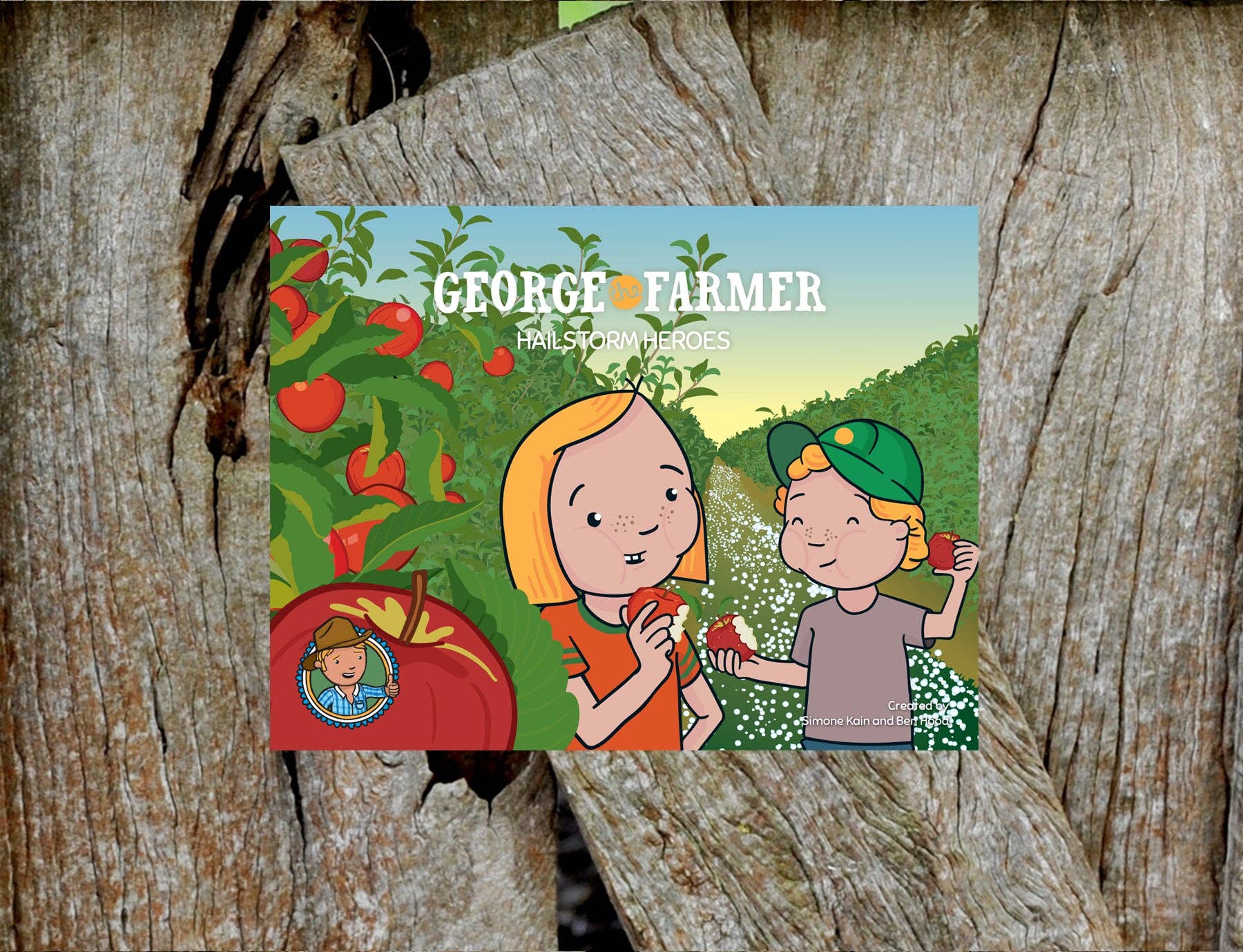 George the Farmer - Wholesale Boek voor kleuters (3-5) - George the Farmer Hailstorm Heroes prentenboek8