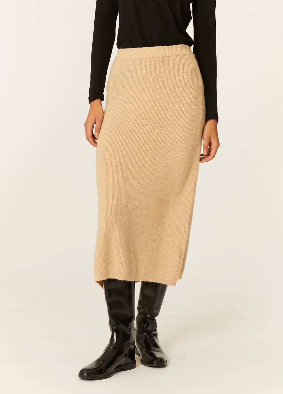 Pepaloves - Wholesale Skirt - Women's - FALDA PUNTO BEIGE4