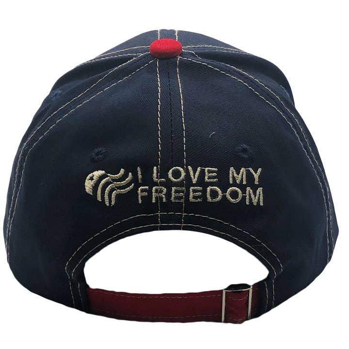I Love My Freedom - Wholesale Baseball Cap - Unisex - America 1776 Freedom Hat - 08832