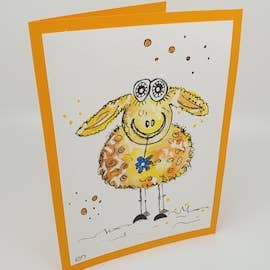 Grusskarte gefaltet (Sujet# 1333). Format A6. für den Großhandel von CARD-ART