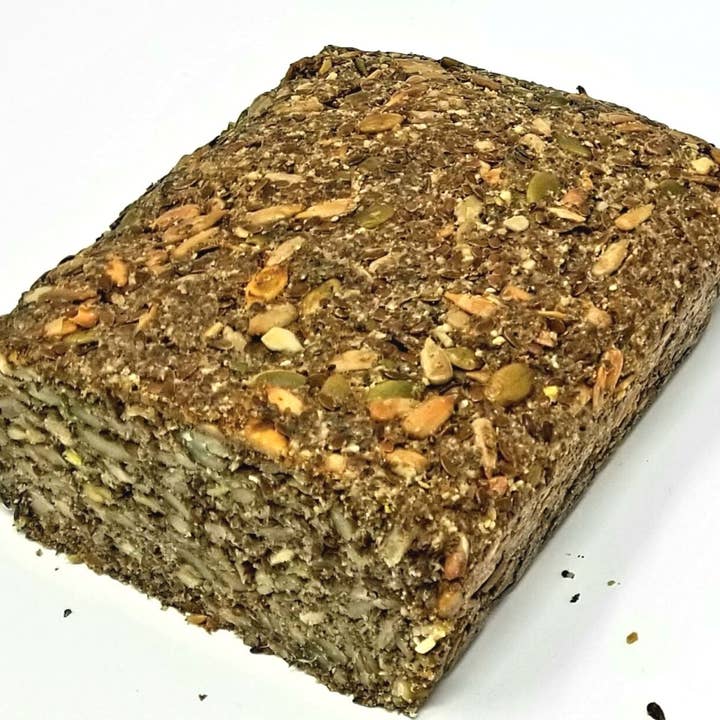 Ketodelia Keto Bakery - Wholesale Bread/Tortilla - Keto Seed Bread Gluten-Free Vegan (Half Loaf)