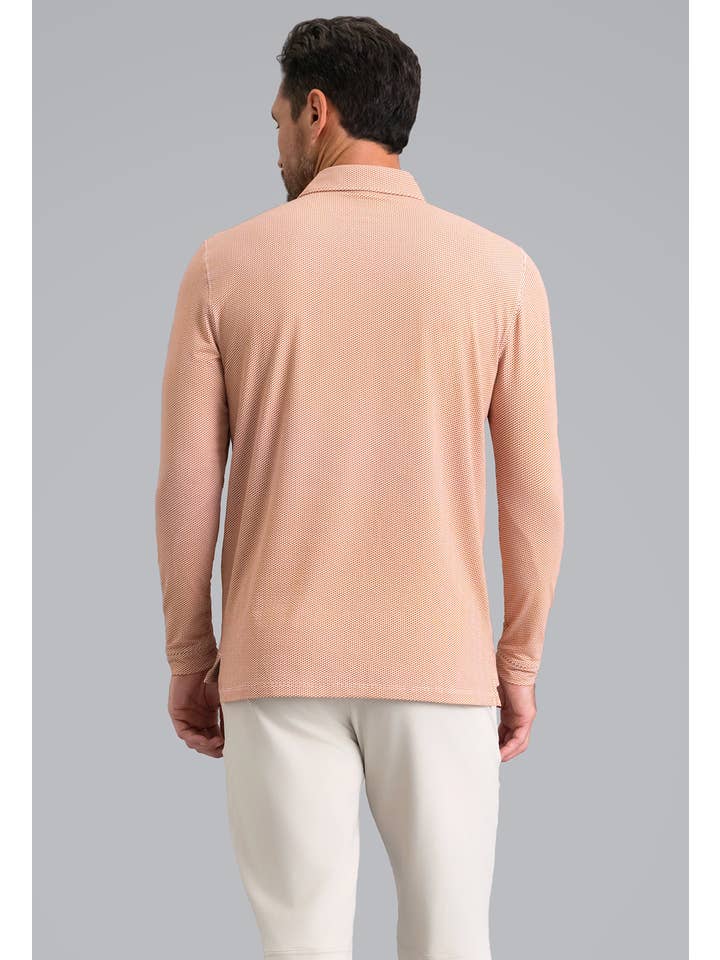 IBKÜL - Wholesale Polo - Men's - Cube Art Long Sleeve Polo8