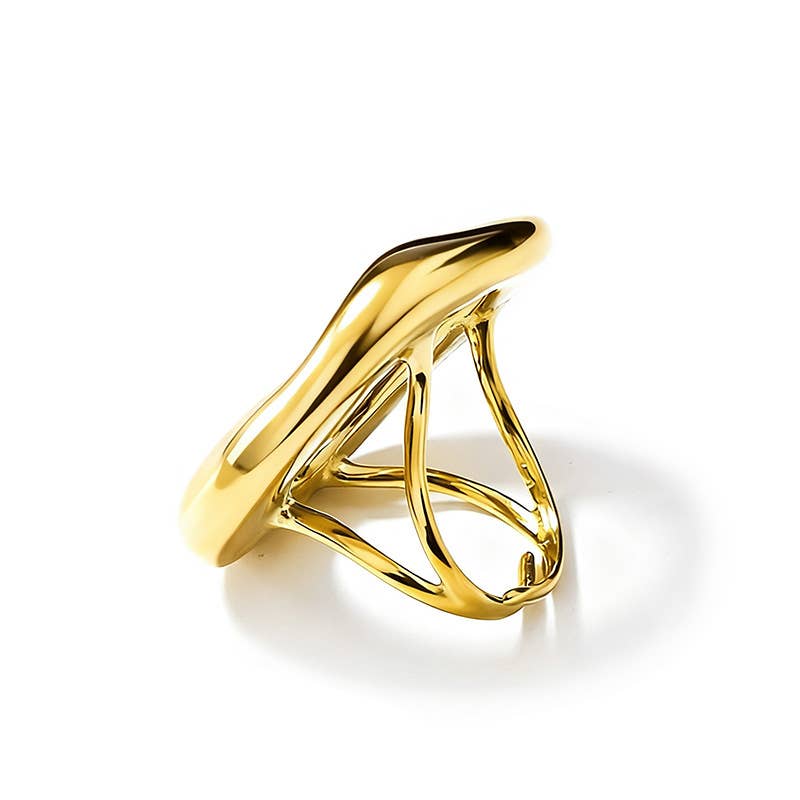 AMORINO SRL – Engroshandel Båndring – OVAL HUL JUSTERBAR RING2