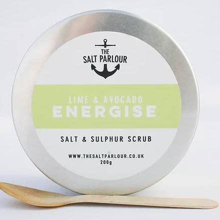 Gommage Energise Lime & Avocat pour la vente par The Salt Parlour