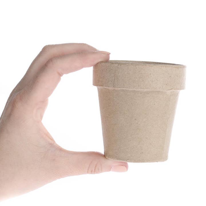 Factory Direct Craft - Wholesale Plant Pot - 3" x 3" - Paper Mache Flower Pot